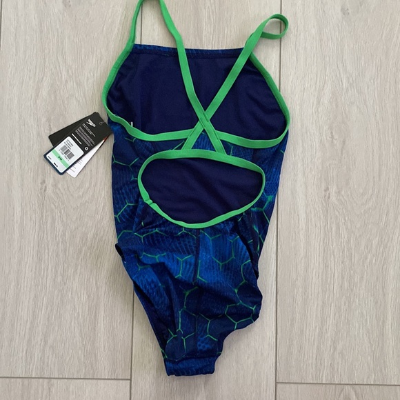 Speedo Racing Cut Endurance Swimming Suit - Picture 3 of 7